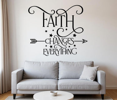 'Faith Changes Everything' Christian Decal